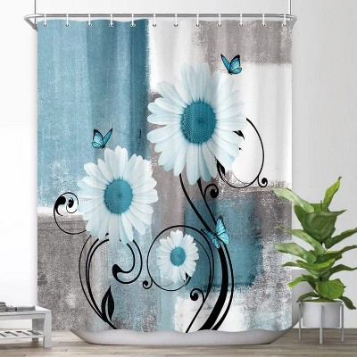 LunaLulinlk Floral Flower Shower Curtain