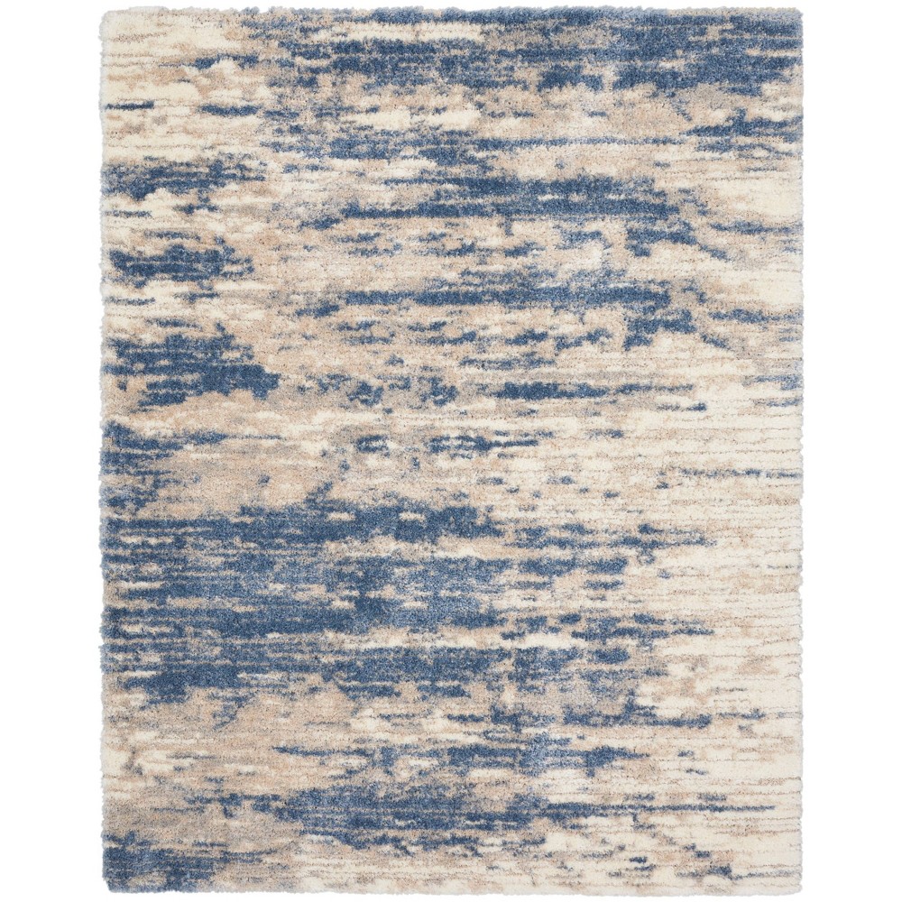 Photos - Doormat Nourison 7'10"x9'10" Dreamy Shag Modern Machine Woven Indoor Area Rug Ligh 