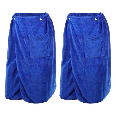 Unique Bargains Men s Bath Wrap Towel For Shower Spa Adjustable