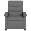 vidaXL Dark Gray Fabric Massage Recliner Chair With Manual Recline And Vibration Massage Function For Ultimate Lounge Comfort - 4 of 4