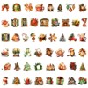 Wrapables Waterproof Christmas Vinyl Stickers, 100pcs, Classic Xmas - 3 of 4