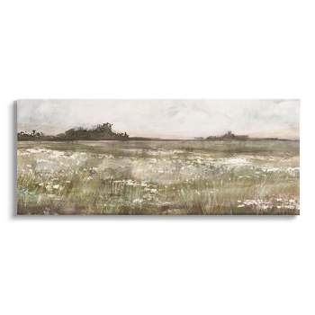 Stupell Industries Rural Country Meadow Canvas Wall Art
