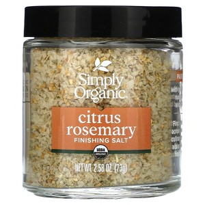 Simply Organic Finishing Salt, Citrus Rosemary , 2.58 oz (73 g) - 1 of 2