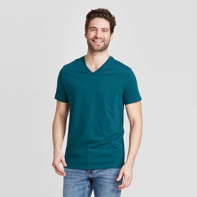 v neck polo shirts mens