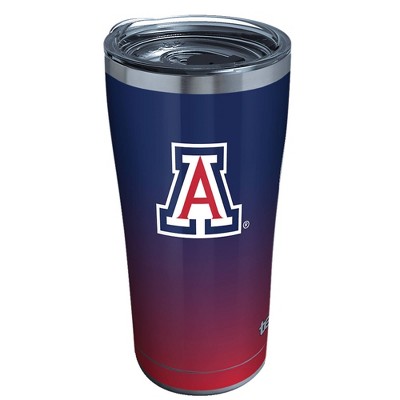 NCAA Arizona Wildcats 20oz Ombre Stainless Steel Tumbler with Lid