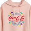 Women's - Coca-Cola - 90's Retro Original Logo Cropped Graphic Hoodie - 2 of 3