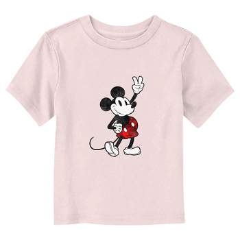 Mickey & Friends Retro Mickey Peace Sign T-Shirt