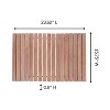 Nordic Teak 23.62" x 15.75" Shower and Bath String Mat with Rubber Feet - 2 of 4