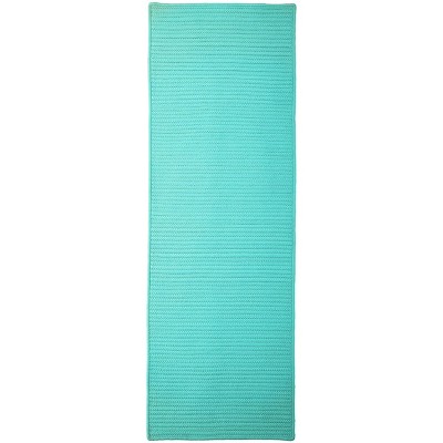 Colonial Mills Simply Home Solid Runner - Turquoise 2'x6'