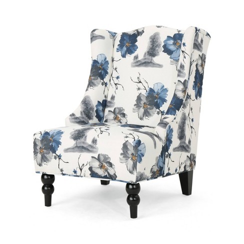 Floral print club chairs new arrivals