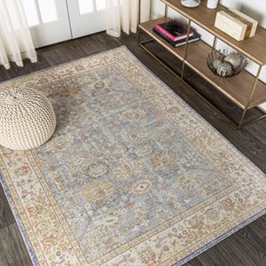 Alba Modern Faded Peshawar Area Rug  - JONATHAN Y - 1 of 4