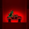 Truck and Tree Infinity Light – 13.5"H Holiday Decoration for Indoor or Covered Outdoor By Melrose - 2 of 3