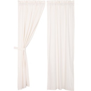 Simple Life Flax Antique White Panel Set of 2 84x40  VHC Brands - 1 of 4