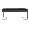 TiramisuBest Ottoman Bench - Light Grey Fabric Entryway Bench, 47.25"L x 17.5"W x 16.5"H - 4 of 4