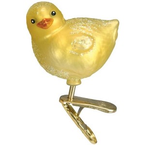 Old World Christmas Glass Blown Clippable Ornament for Christmas Tree, Baby Chick - 1 of 3