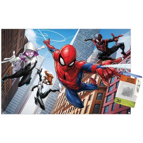 Trends International Marvel Comics Spider-man - Web Heroes Unframed ...