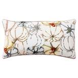 14"x26" Oversize Pumpkin Square Throw Pillow Cover Beige/Gray - Rizzy Home