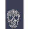 Juniors Womens Lost Gods Lace Print Heart Skull Racerback Tank Top - 2 of 4