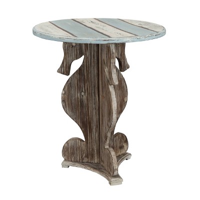 Islander Seahorse Table Brown - Treasure Trove Accents