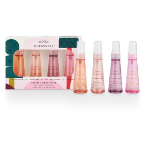 Good Chemistry Holiday Women's Body Mist Gift Set - 4pk/1.69 fl oz - 1 of 4