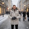 Canada Weather Gear Men’s Heavyweight Arctic Parka with Faux Fur Hood|Insulated Water-Resistant Winter Jacket - 3 of 3