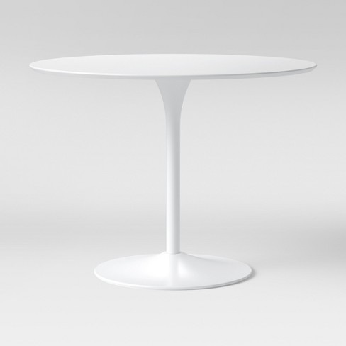 Braniff Round Dining Table Metal Base White Threshold Target