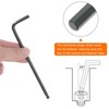 Unique Bargains Repairing Tool L-Shape Long Arm Ball End Hex Key Wrenches 4 Pcs Black - 4 of 4