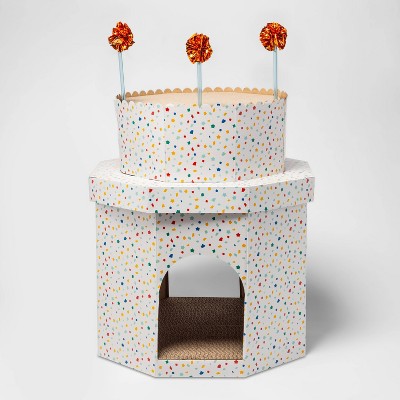 Double Decker Birthday Cake Cat Scratch House - Boots & Barkley™