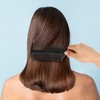 Unique Bargains Plastic Double Side Fish Hair Comb 0.08" Tooth Width Black 1 Pc - 2 of 4