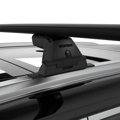 YAKIMA BaseLine Sleek Adjustable Roof Rack Towers with 165 Pound Maximum Load Capacity for Vehicles Without Roof Rails or Gutters, Black, Set of 4