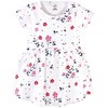 Touched by Nature Baby and Toddler Girl Organic Cotton Short-Sleeve Dresses 2pk, Floral Breeze - 3 of 3