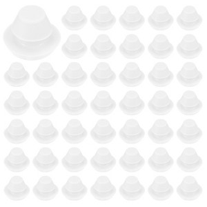 Unique Bargains Silicone Rubber Corrosion-Resistant Nap-in Locking Hole Plugs White - 1 of 4