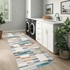 Geometric Rug Modern Washable Living Room Rug Soft Non Slip Low Pile Farmhouse Area Rugs - 2 of 4