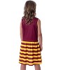 Harry Potter Girls All Houses Crest Logo Tank Stripe Accent Pajama Nightgown - 4 of 4