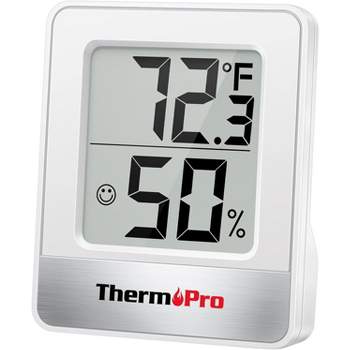 ThermoPro Indoor Outdoor Thermometer Wireless TP200B, Thermometer indoor  outdoor with Temperature Sensor Up to 500FT, Outdoor Thermometers for Patio