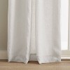 84"x50" Peri Home 2pk 84" 100% Linen Back Tab Lined White - 3 of 4
