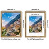 Americanflat 11x14 Picture Frame with Bamboo Design and Shatter-Resistant Glass - Use as 8x10 Frame with Mat or Display 11x14 Photo Without Mat - Gold - 2 of 4
