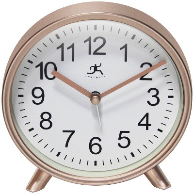 5.75 Tabletop Alarm Clock Copper - Infinity Instruments : Target