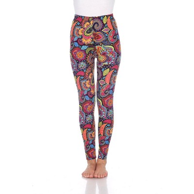 Women's One Size Fits Most Printed Leggings Multicolored One Size Fits ...