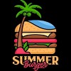 Women's Design By Humans Summer Burger By VEKTORKITA Racerback Tank Top - 2 of 2