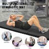 FDW Yoga Arts Mat Gymnastics Mat Wrestling Mat Tumbling Mat Gym Mat Folding Gymnastic Mat hick PU Leather Exercise Mat - 3 of 4