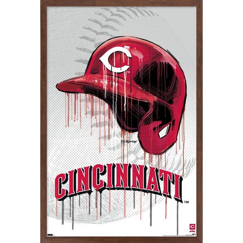 MLB Cincinnati Reds - Joey Votto 15 Wall Poster, 14.725 x 22.375, Framed