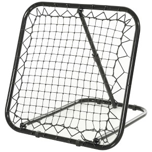 Soozier 3' x 3' Angle Adjustable Soccer Rebounder Goal Net with Quick Folding Design, Portable Training Goal with Sturdy Metal Tube - 1 of 4