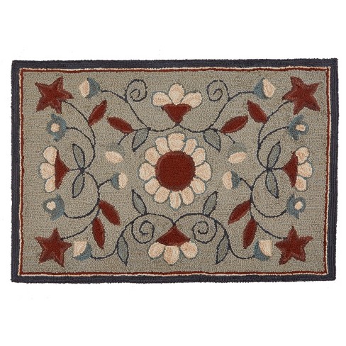 Barnyard Designs 2x3 Handmade 100% Cotton Woven Rug, Small Area