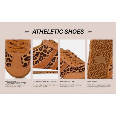 Женские кроссовки London Rag Womens Panther Leopard Print Microfiber Sneakers 5 — фото 7
