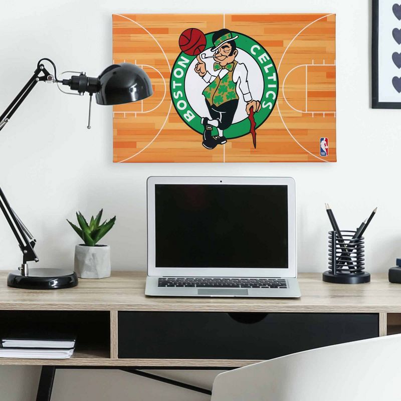 NBA Boston Celtics Court Canvas Wall Sign, 5 of 6