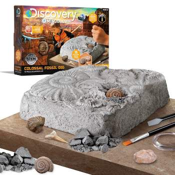 Discovery #Mindblown Colossal Fossil Dig 15pc Excavation Kit