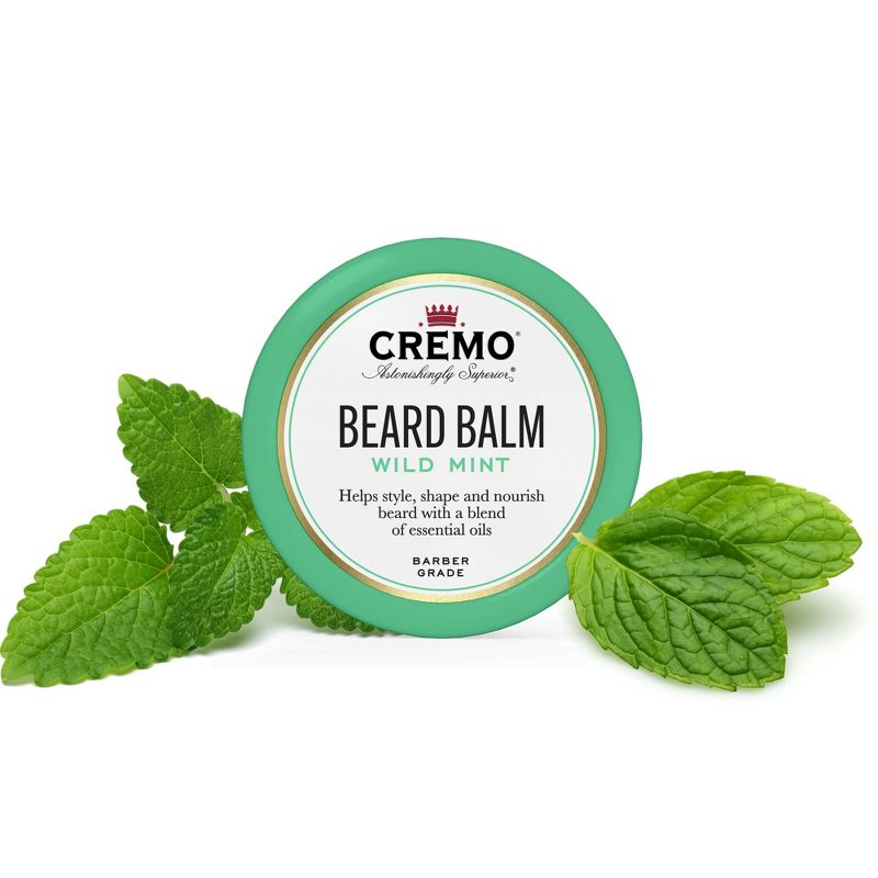 Cremo Styling Beard Balm Mint Blend - 2oz, 5 of 10