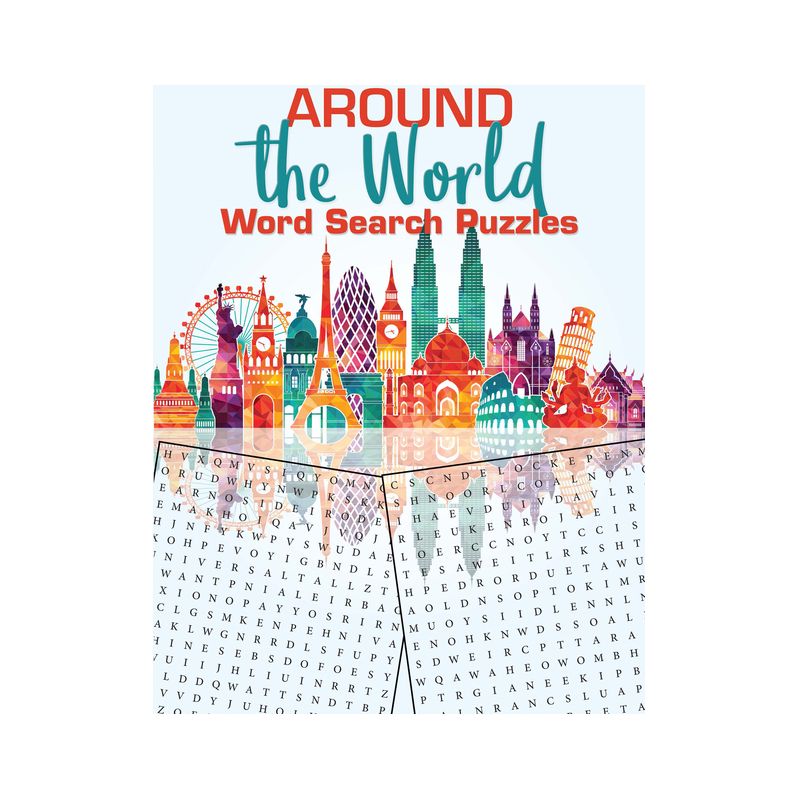 Around the World Word Search Puzzles - (Dover Puzzle Games) by  Victoria Fremont & Brenda Flores & Peter Lewis & Ilene J Rattiner (Paperback), 1 of 2