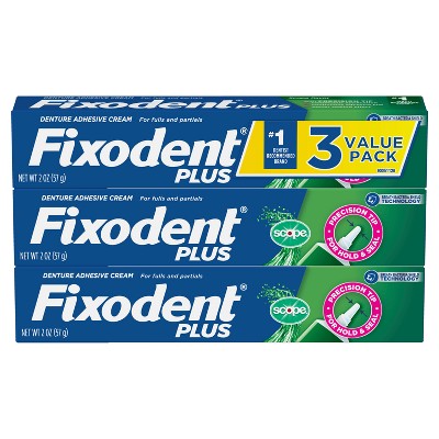 Fixodent Professional Ultimate Denture Adhesive Cream For Full And Partial  Dentures - 1.8oz : Target
